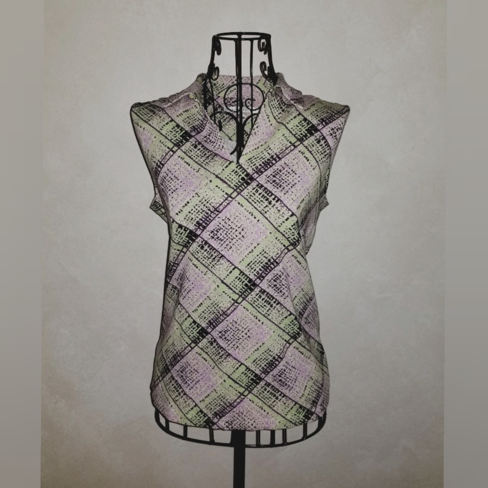 Cutter & Buck Women's Sleeveless Printed Polo